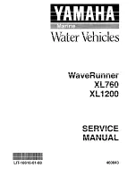 Yamaha WaveRunner XL1200 Service Manual preview