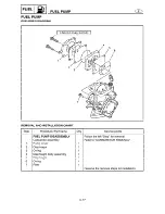 Preview for 65 page of Yamaha WaveRunner XL1200 Service Manual