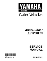 Yamaha WaveRunner XL1200Ltd Service Manual preview