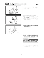 Предварительный просмотр 12 страницы Yamaha WaveRunner XL1200Ltd Service Manual