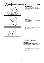 Предварительный просмотр 22 страницы Yamaha waverunner xlt800 Service Manual