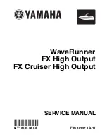 Yamaha WaveRunner Service Manual preview