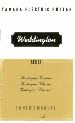 Preview for 1 page of Yamaha Weddington SeriesWeddington Custom Owner'S Manual