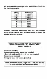 Preview for 9 page of Yamaha Weddington SeriesWeddington Custom Owner'S Manual