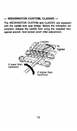 Preview for 18 page of Yamaha Weddington SeriesWeddington Custom Owner'S Manual