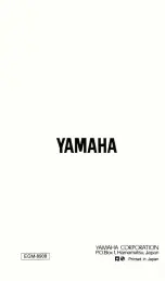 Preview for 24 page of Yamaha Weddington SeriesWeddington Custom Owner'S Manual