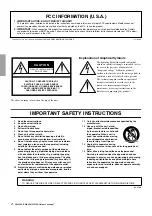 Предварительный просмотр 2 страницы Yamaha WF41880 Owner'S Manual