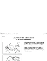 Preview for 10 page of Yamaha WOLVERINE YFM350FXS Owner'S Manual