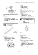 Предварительный просмотр 267 страницы Yamaha Wolverine YX70EPNG Service Manual