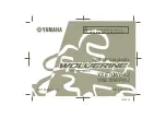 Preview for 1 page of Yamaha WOLVERINE YXE70WPAJ 2017 Owner'S Manual