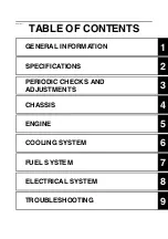 Предварительный просмотр 7 страницы Yamaha WR125R 2009 Service Manual