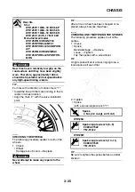 Предварительный просмотр 106 страницы Yamaha WR125R 2009 Service Manual