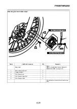 Предварительный просмотр 134 страницы Yamaha WR125R 2009 Service Manual