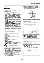 Предварительный просмотр 136 страницы Yamaha WR125R 2009 Service Manual