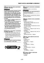 Предварительный просмотр 174 страницы Yamaha WR125R 2009 Service Manual