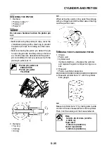 Предварительный просмотр 212 страницы Yamaha WR125R 2009 Service Manual