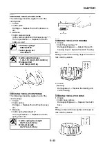 Предварительный просмотр 230 страницы Yamaha WR125R 2009 Service Manual