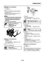 Предварительный просмотр 250 страницы Yamaha WR125R 2009 Service Manual