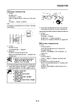 Предварительный просмотр 262 страницы Yamaha WR125R 2009 Service Manual