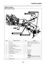 Предварительный просмотр 274 страницы Yamaha WR125R 2009 Service Manual