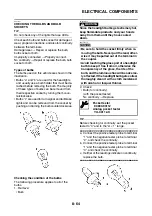 Предварительный просмотр 349 страницы Yamaha WR125R 2009 Service Manual