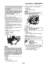 Предварительный просмотр 352 страницы Yamaha WR125R 2009 Service Manual