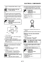 Предварительный просмотр 356 страницы Yamaha WR125R 2009 Service Manual