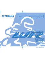 Предварительный просмотр 1 страницы Yamaha WR125R Owner'S Manual