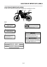 Предварительный просмотр 15 страницы Yamaha WR250F 2016 Owner'S Service Manual