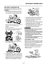 Предварительный просмотр 21 страницы Yamaha WR250F 2016 Owner'S Service Manual