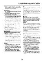 Предварительный просмотр 51 страницы Yamaha WR250F 2016 Owner'S Service Manual