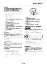 Предварительный просмотр 174 страницы Yamaha WR250F 2016 Owner'S Service Manual