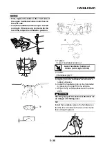 Предварительный просмотр 190 страницы Yamaha WR250F 2016 Owner'S Service Manual