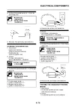 Предварительный просмотр 406 страницы Yamaha WR250F 2016 Owner'S Service Manual