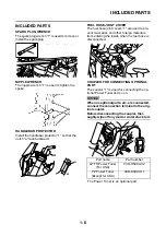 Предварительный просмотр 20 страницы Yamaha WR250F 2017 Owner'S Service Manual