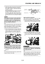 Предварительный просмотр 45 страницы Yamaha WR250F 2017 Owner'S Service Manual