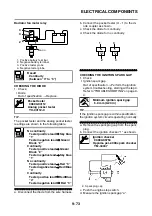 Предварительный просмотр 409 страницы Yamaha WR250F 2017 Owner'S Service Manual