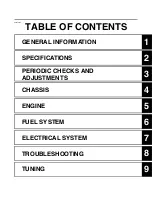 Предварительный просмотр 7 страницы Yamaha WR250F 2023 Owner'S Manual