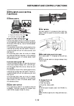 Предварительный просмотр 22 страницы Yamaha WR250F 2023 Owner'S Manual