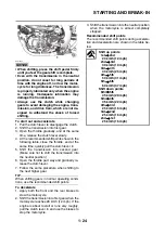 Предварительный просмотр 34 страницы Yamaha WR250F 2023 Owner'S Manual