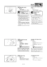 Предварительный просмотр 322 страницы Yamaha wr250f Owner'S Service Manual