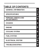 Предварительный просмотр 7 страницы Yamaha WR250R Service Manual