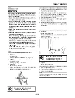 Предварительный просмотр 126 страницы Yamaha WR250R Service Manual