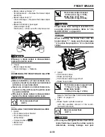 Предварительный просмотр 129 страницы Yamaha WR250R Service Manual