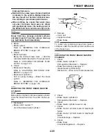 Предварительный просмотр 130 страницы Yamaha WR250R Service Manual