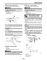 Предварительный просмотр 146 страницы Yamaha WR250R Service Manual