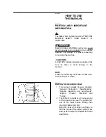 Preview for 12 page of Yamaha WR400F(M) Owner'S Service Manual