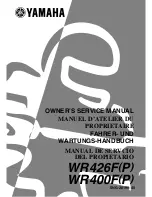 Yamaha WR426F(P) Owner'S Service Manual preview