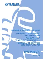 Yamaha WR450F(T) Owner'S Service Manual preview