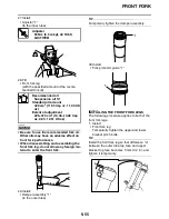 Предварительный просмотр 189 страницы Yamaha WR450FB 2012 Owner'S Service Manual